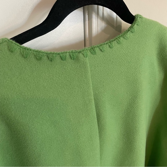 NEW Women’s Draper James Blanket Stitch Green Jacket - Picture 14 of 15